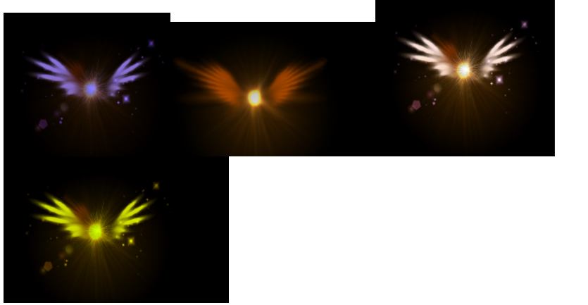 舞动之灵小翅膀光环3个 直接添加