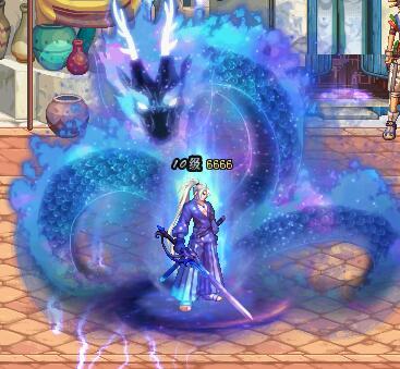 站街神龙套装特效星辰之力